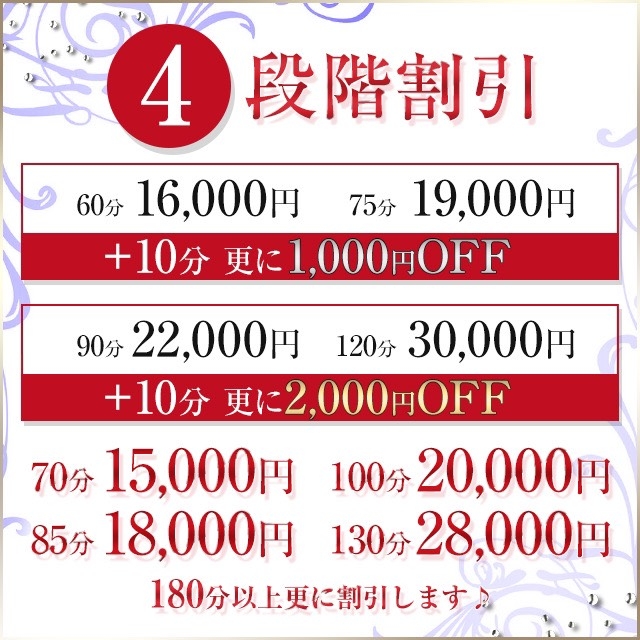 本日22時まで！超お得♪4段階割引！画像